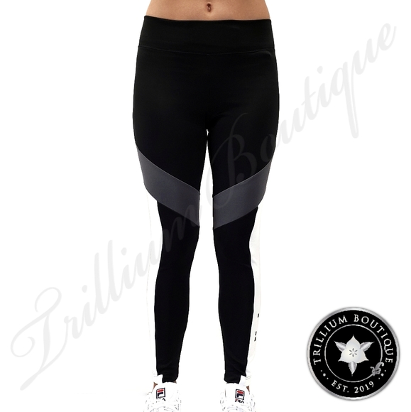 Adidas Aeroready Women's Designed 2 Move 7/8 Colorblock Tights Black - Picture 2 of 7